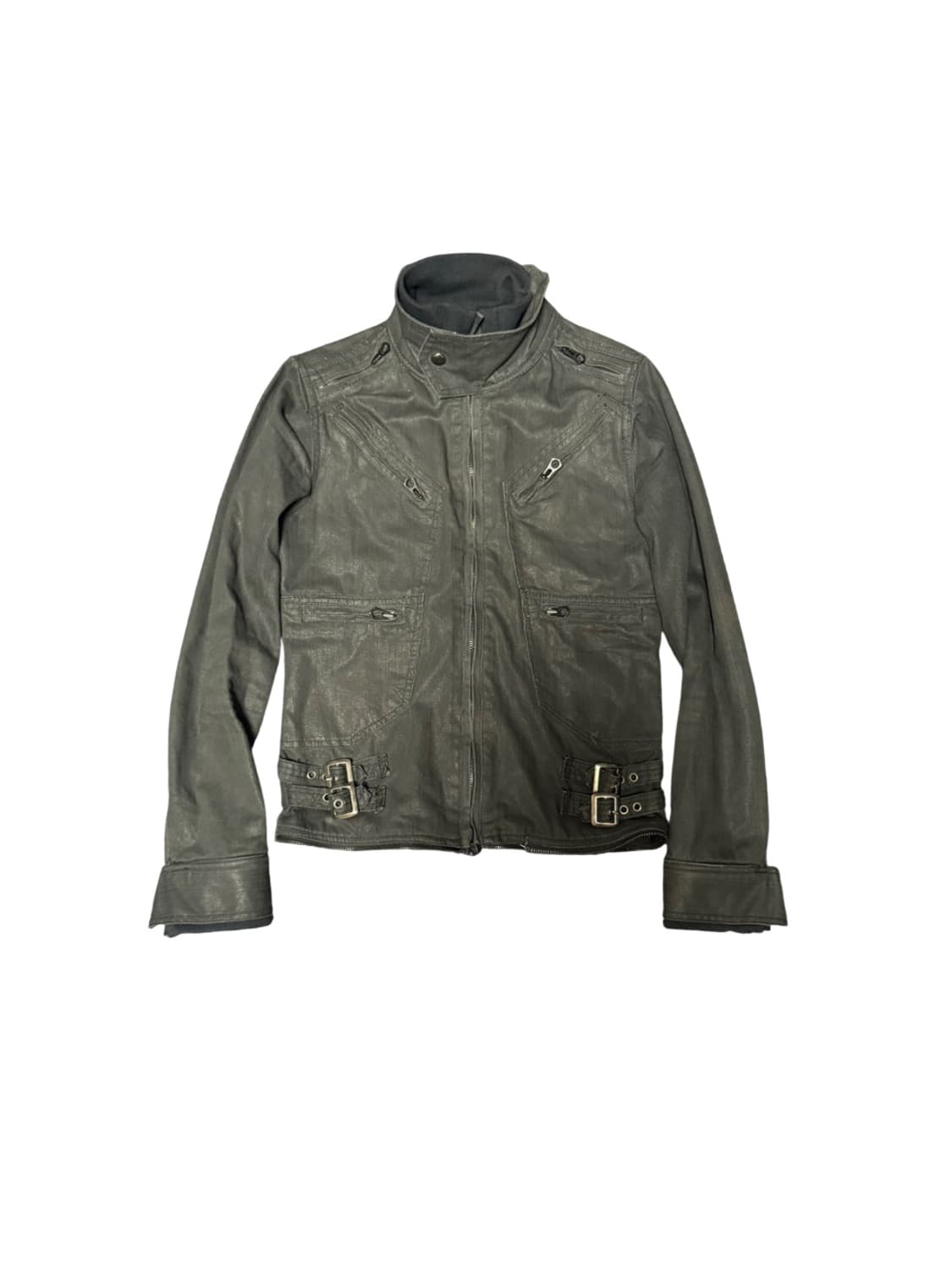 Fuga 00s rare coating rider jacket 상품이미지1