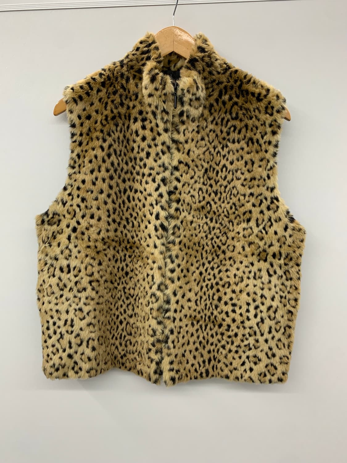 레오파드 퍼 베스트 상품이미지6