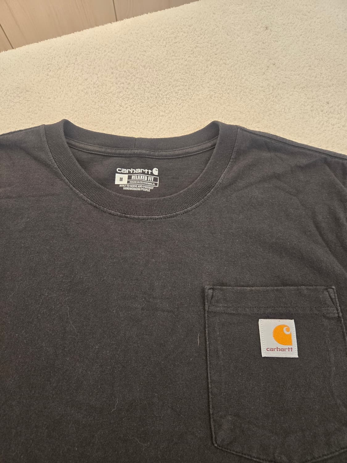 칼하트 포켓 반팔티 블랙 M 상품이미지5