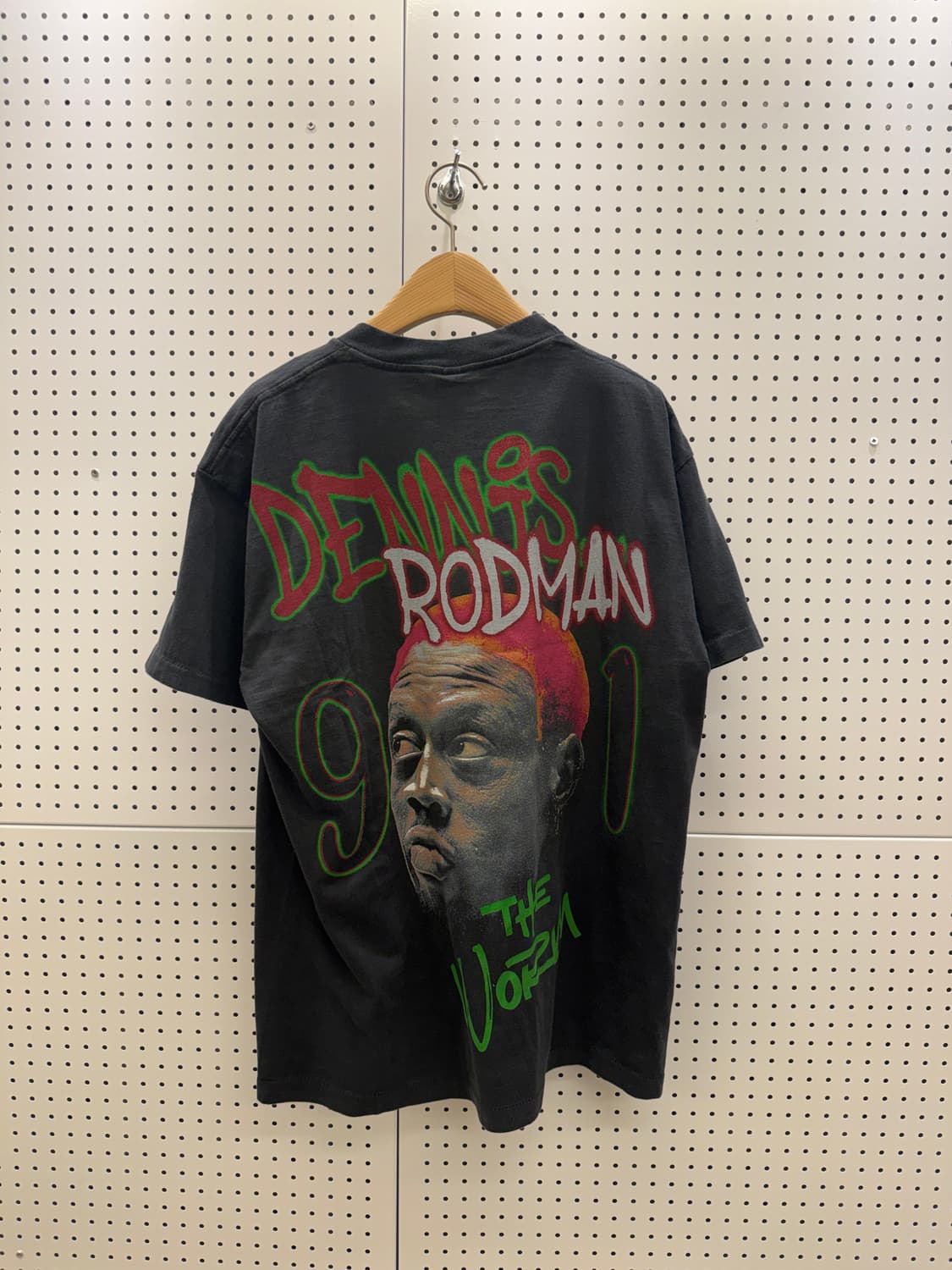 빈티지 데니스 로드맨 프린팅 반팔 티셔츠 U1284 상품이미지3