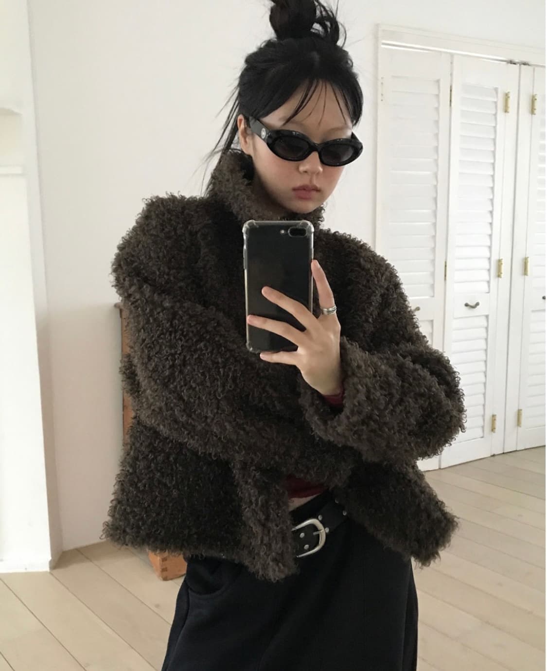 노어슨 베어 리버시블 무스탕자켓 상품이미지4