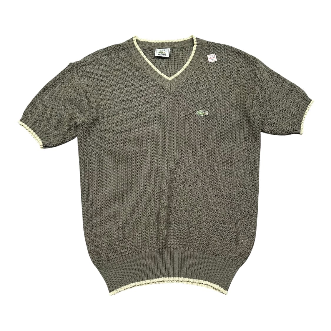 ✨ (바배) 라코스테 서광 올드스쿨 니트 반팔티  상품이미지1