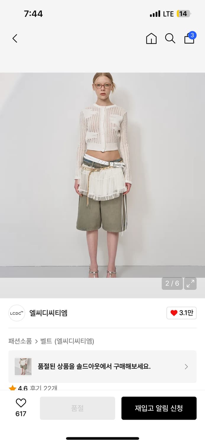 Lcdc tm mesh belt 상품이미지3