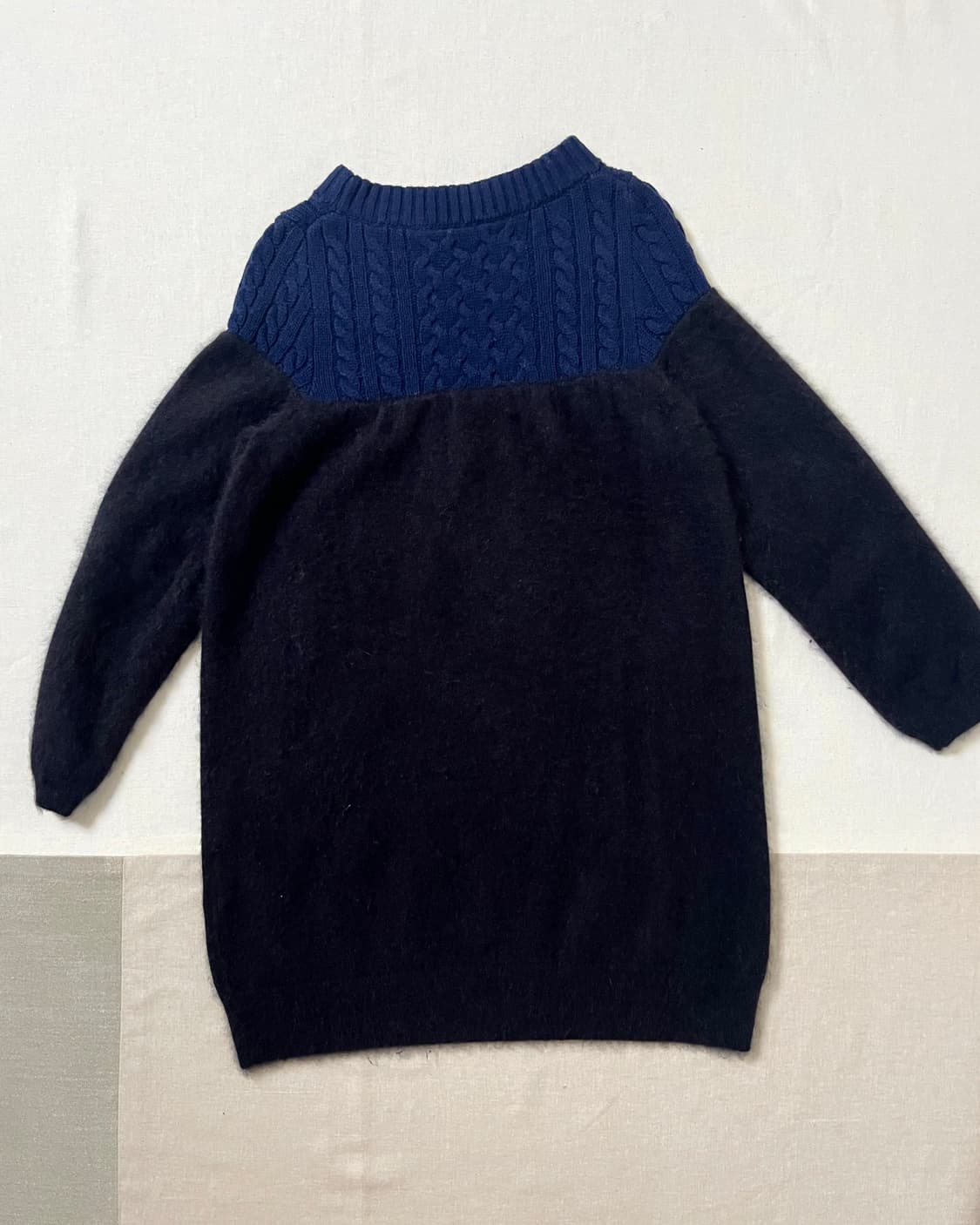 사카이 도킹 롱 니트 케이블&앙고라 sacai 상품이미지2