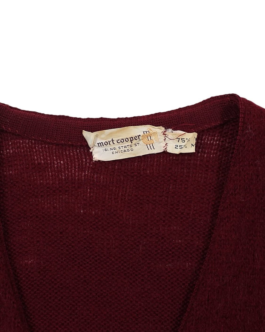 1960s Mort Cooper 모헤어 가디건 빈티지 60년대 상품이미지5