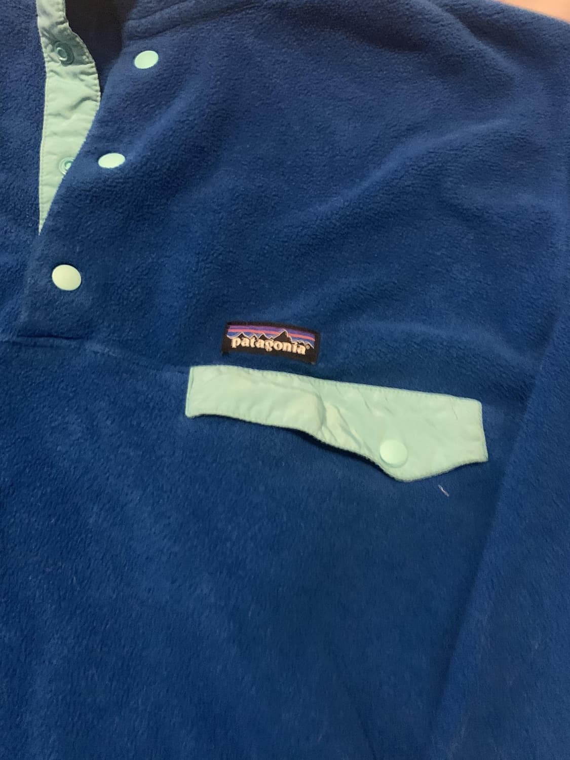 10s 파타고니아 신칠라 스냅-T 블루/스카이블루 상품이미지2