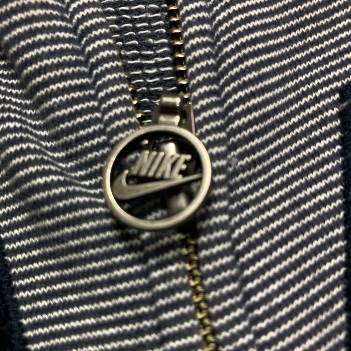 Nike y2k 나이키 올드스쿨 스티치 빅로고 후드집업 상품이미지3