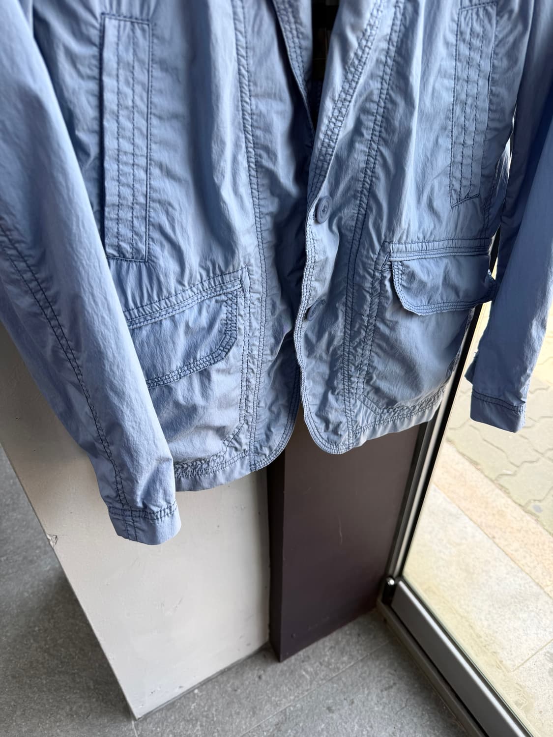 .M/ 버버리 가먼트다이드 아사코튼 블레이저 자켓 상품이미지4