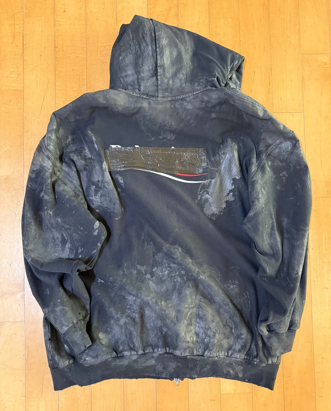 Lsize 발렌시아가 개퍼 후드집업 판매 상품이미지2