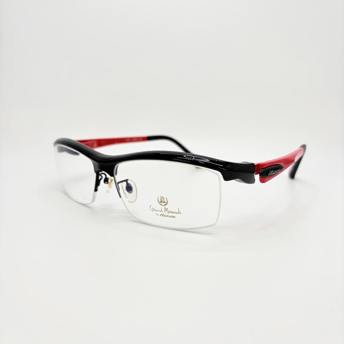 MIZUNO 미즈노 블랙레드 반무테 고글안경 상품이미지1