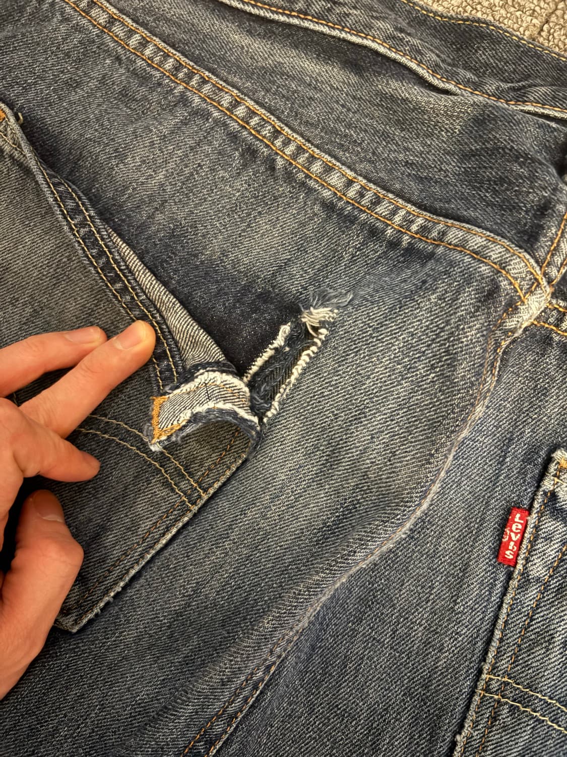 [W36  L34] 리바이스501 데님팬츠/ 07 상품이미지5