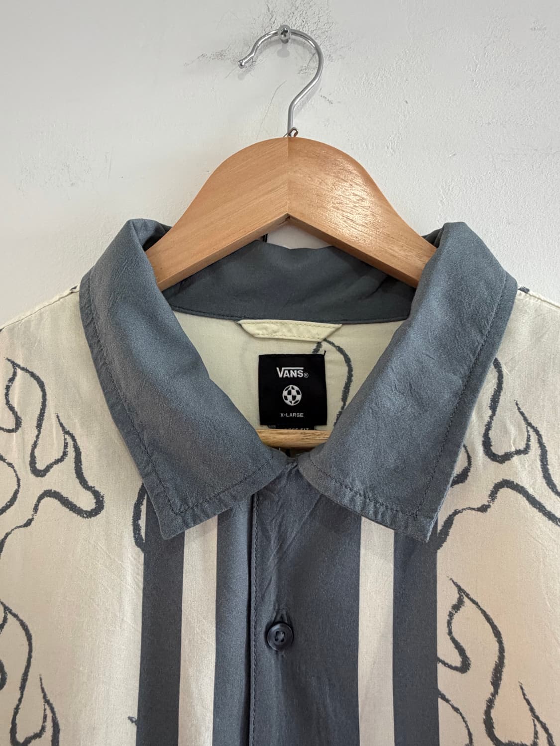 Vans반스 플레임 보더셔츠 상품이미지2