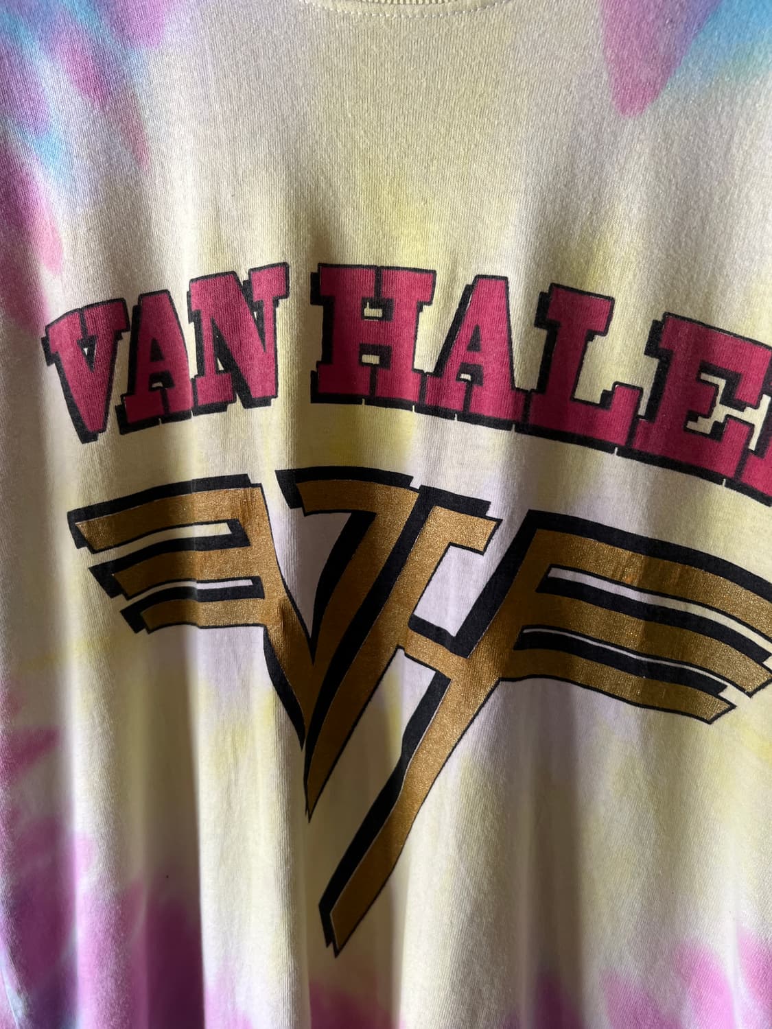 [L]1995 VAN HALEN 반 헤일런 투어 타이다이 티셔츠 상품이미지4