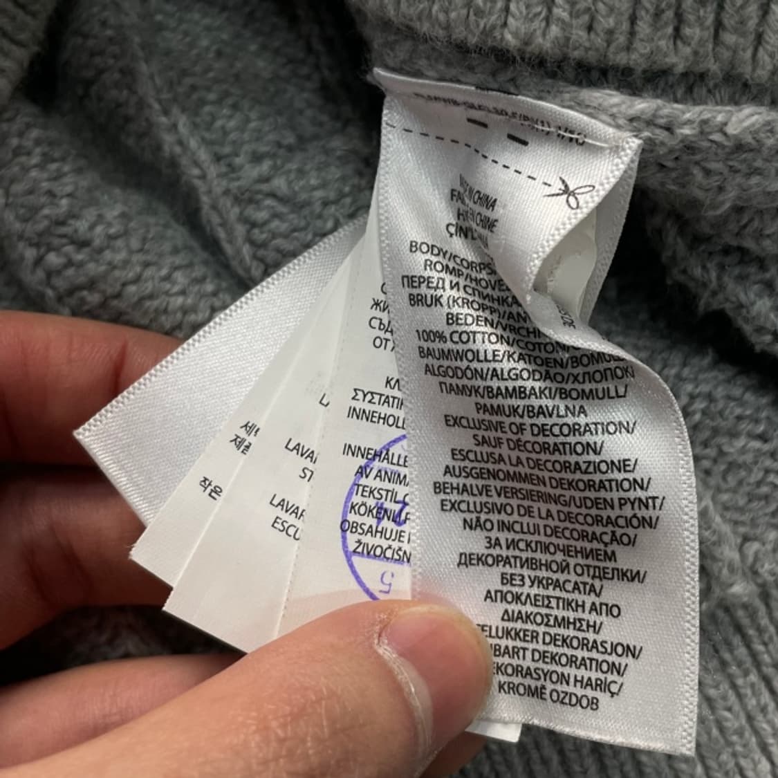 100 폴로 신형 꽈배기 반집업 니트  상품이미지6