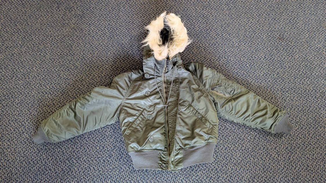 90s 알파 인더스트리 N-2B 플라이트 자켓 상품이미지1