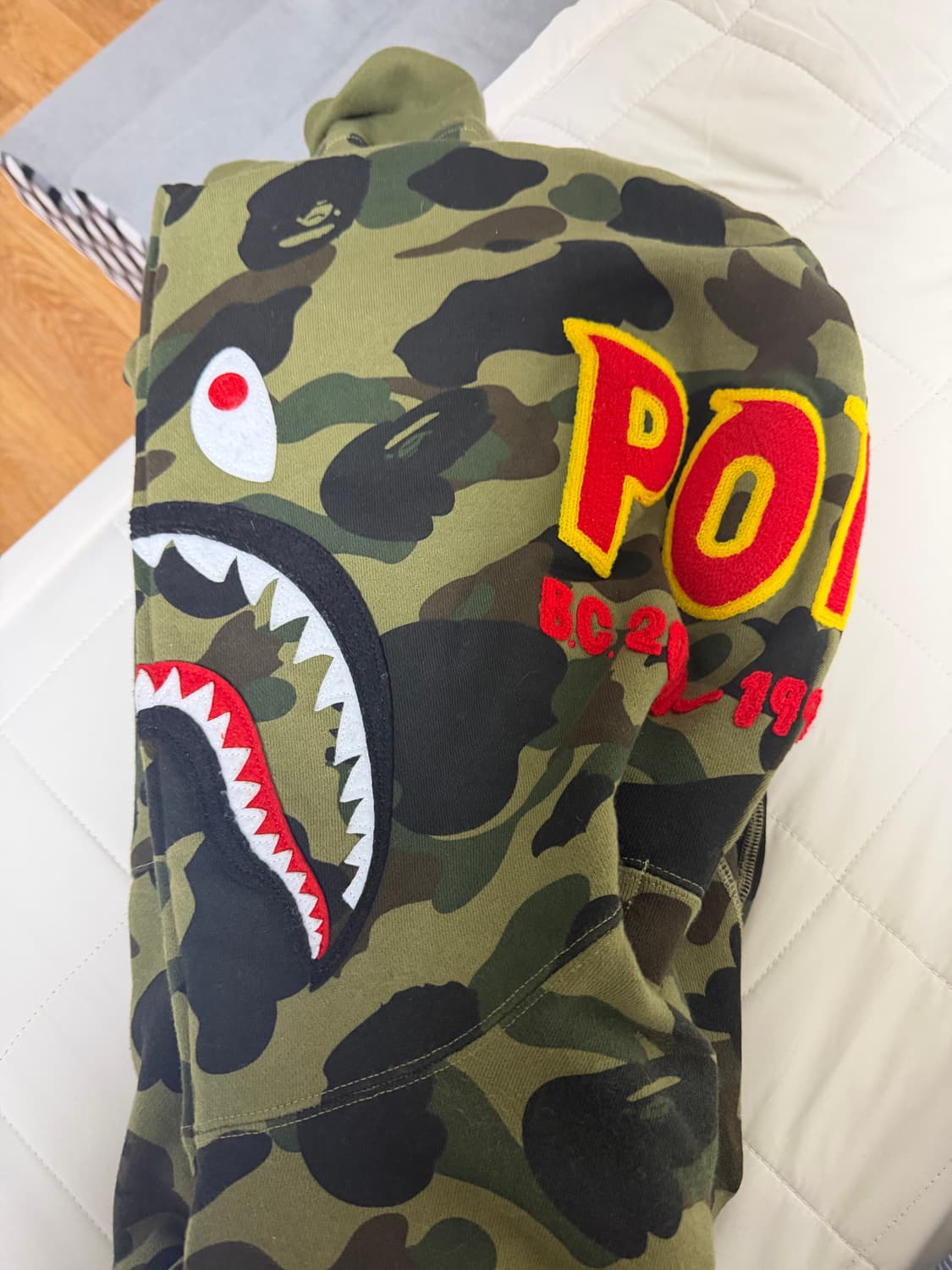 베이프 샤크후드 ponr 녹계 정품 상품이미지2