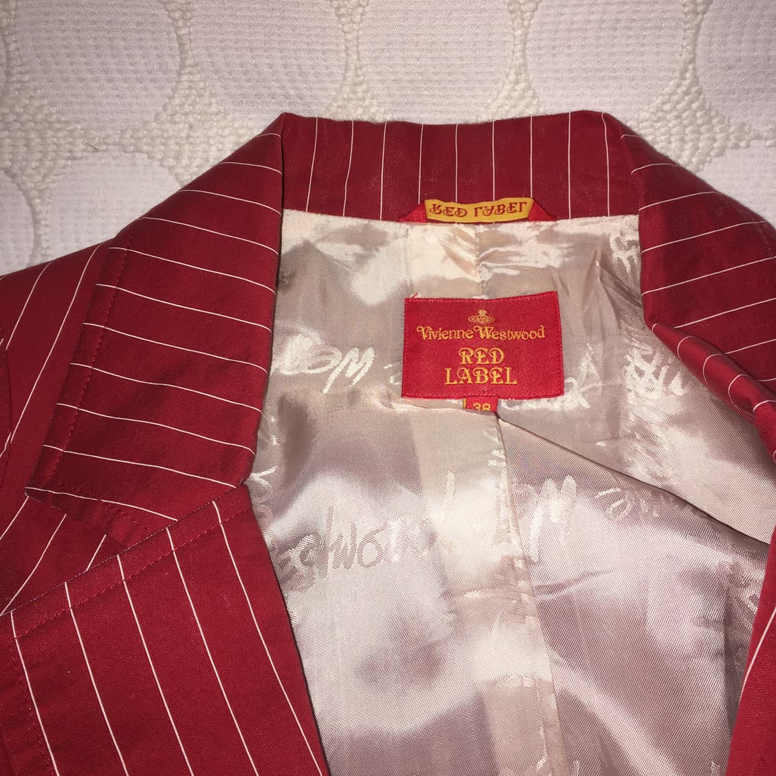 Vivienne Westwood 레드 스트라이프 자켓 상품이미지7
