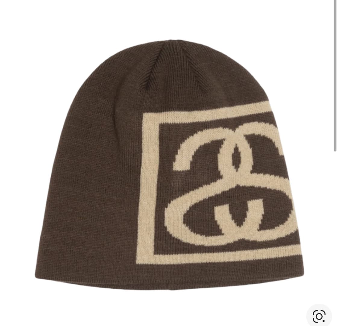 스투시 ss링크 스컬캡 비니 브라운  상품이미지1