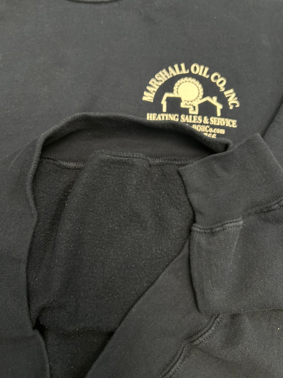 길단 네이비 프린팅 맨투맨 상품이미지3