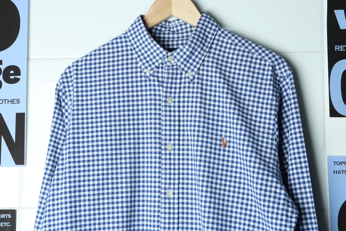 (L-XL) 폴로 랄프로렌 셔츠 남방 USA 체크 옥스포드-H31293 상품이미지3