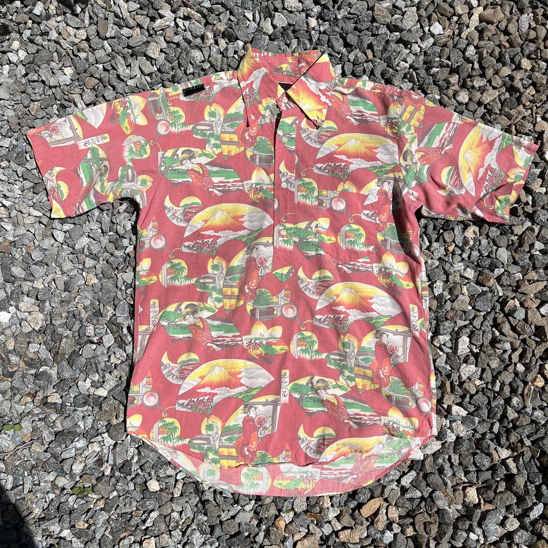 90s 에비수(Evisu)Evis 초창기 빈티지 셔츠 (실측확인) 상품이미지1