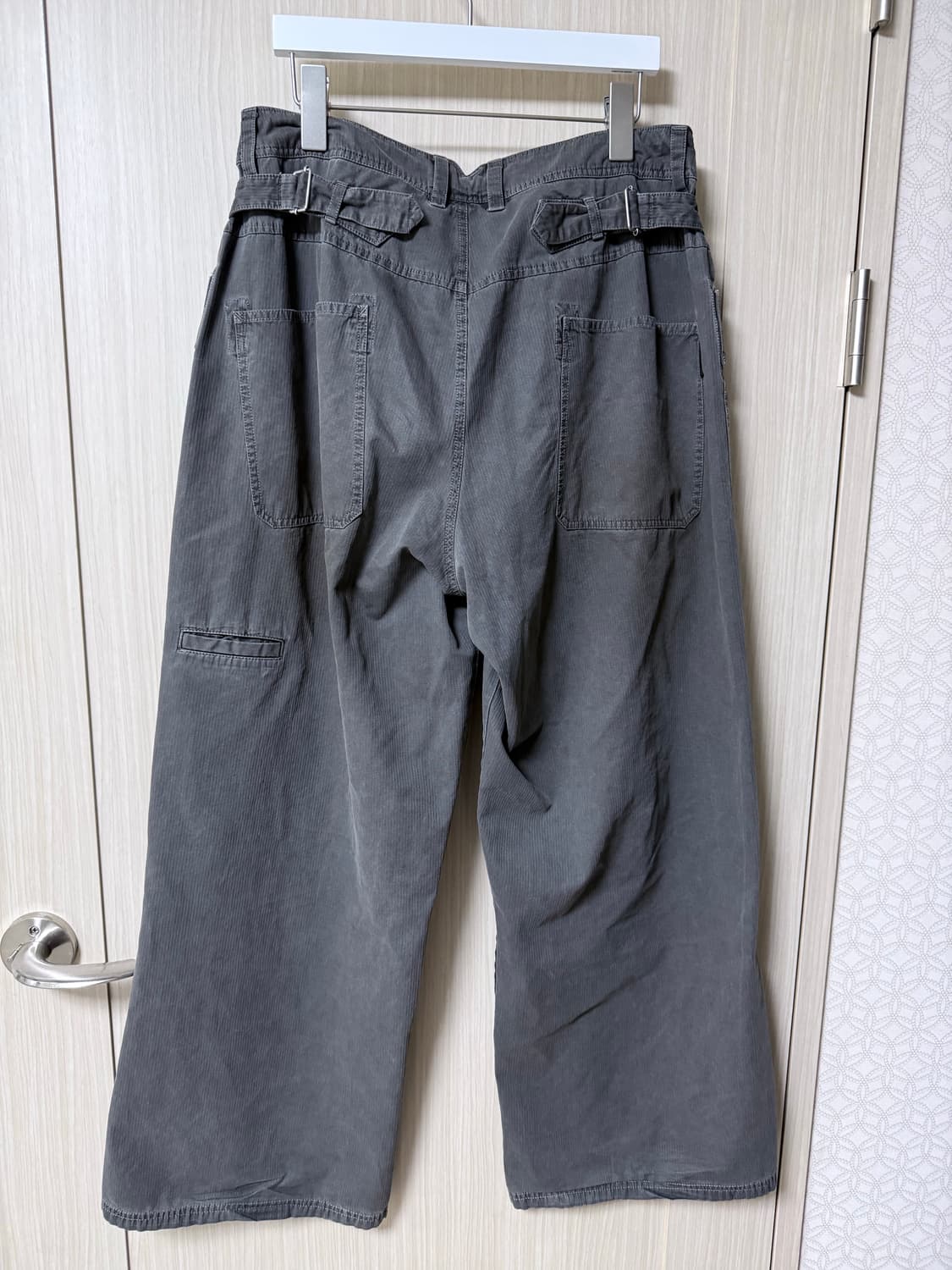 [3]폴리테루 25fw 파라팬츠 더티그레이002 상품이미지2