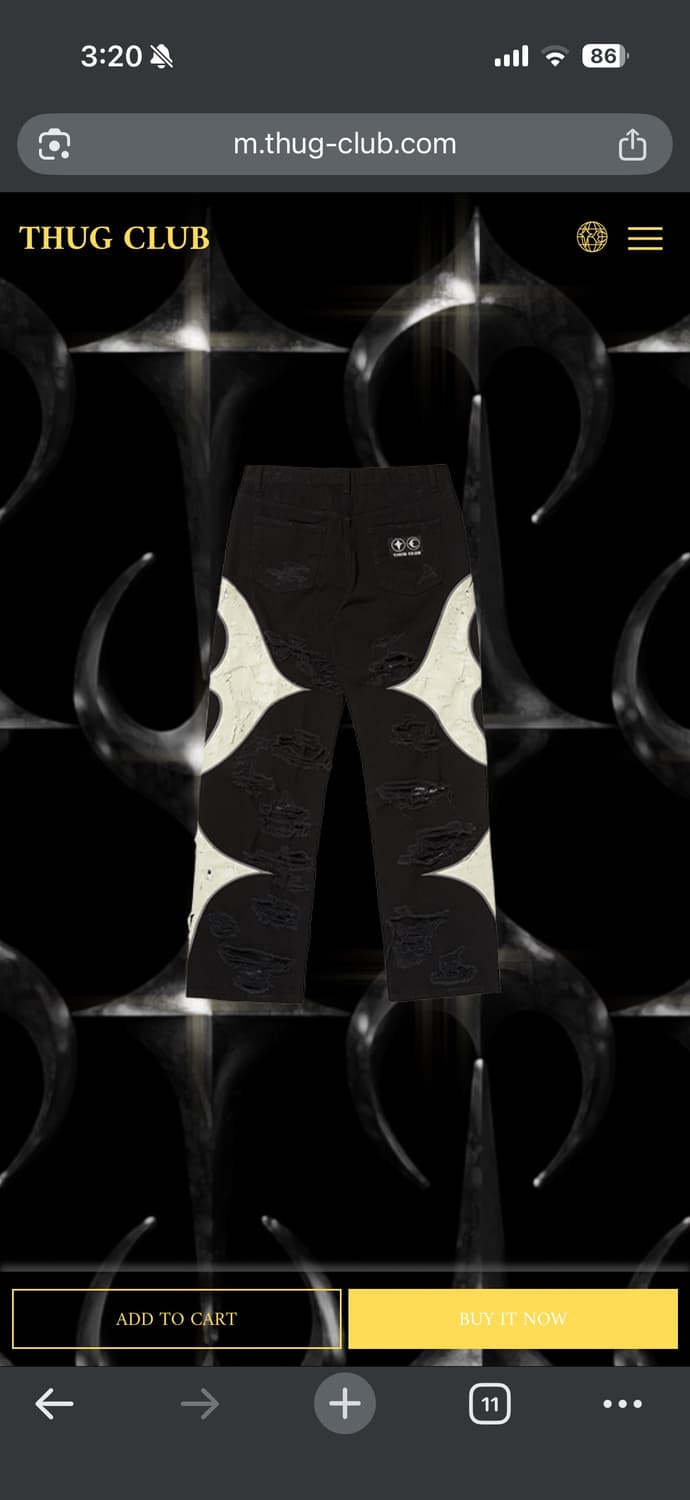 떠그클럽 레더팬츠 워버전 3사이즈(새상품) 상품이미지3