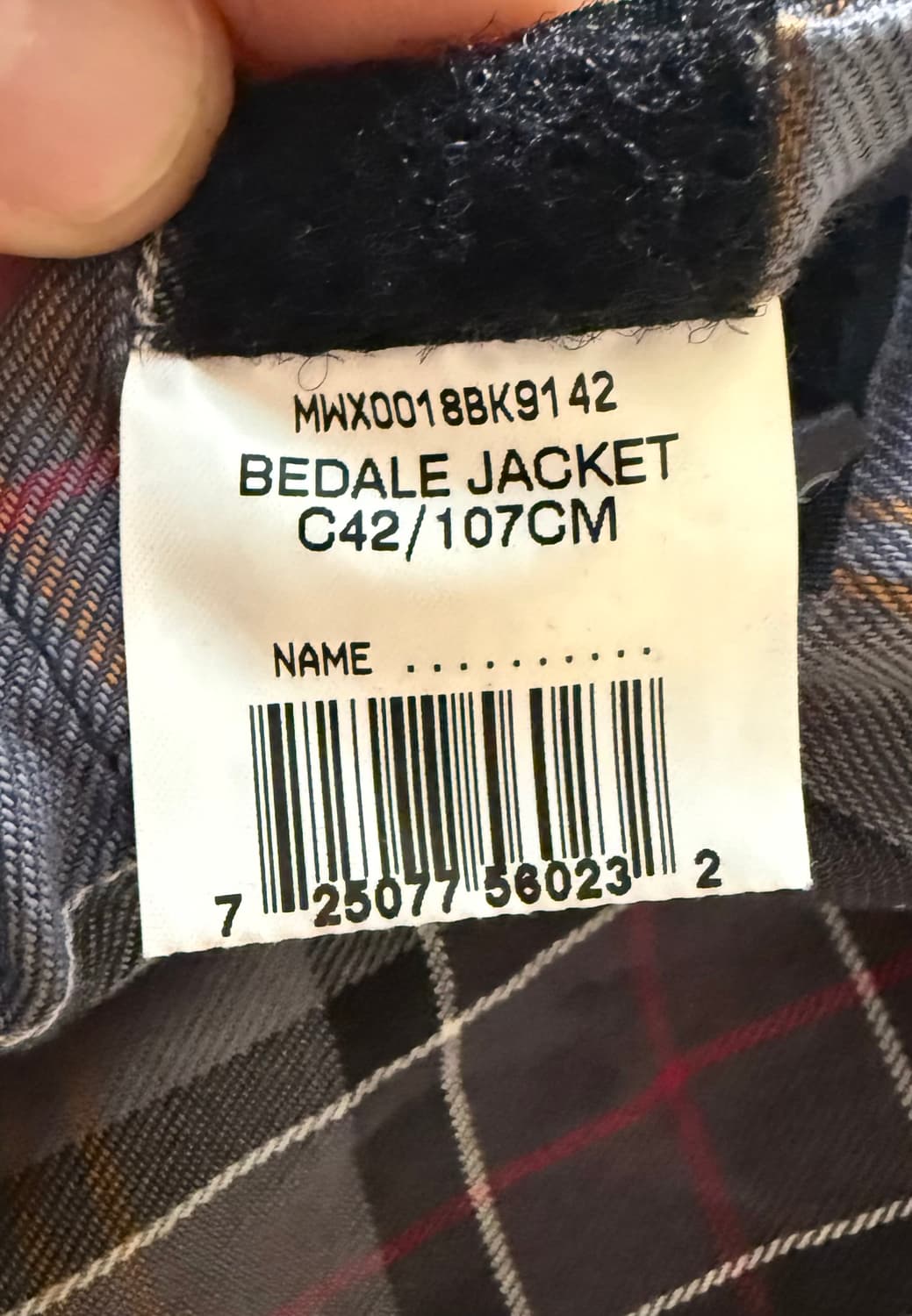 Barbour Bedale Wax Jacket Black C42 Made 상품이미지9