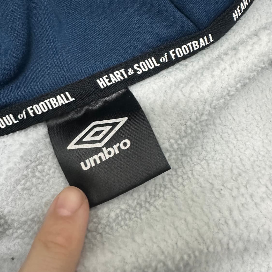 UMBRO 엄브로 기모 후드집업 100(L) 상품이미지3