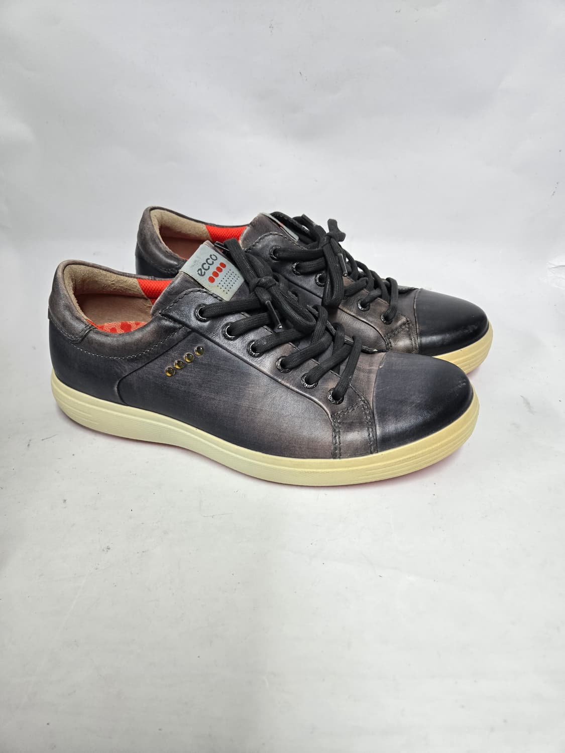 ECCO 남성 골프 가죽 스니커즈 40 상품이미지1