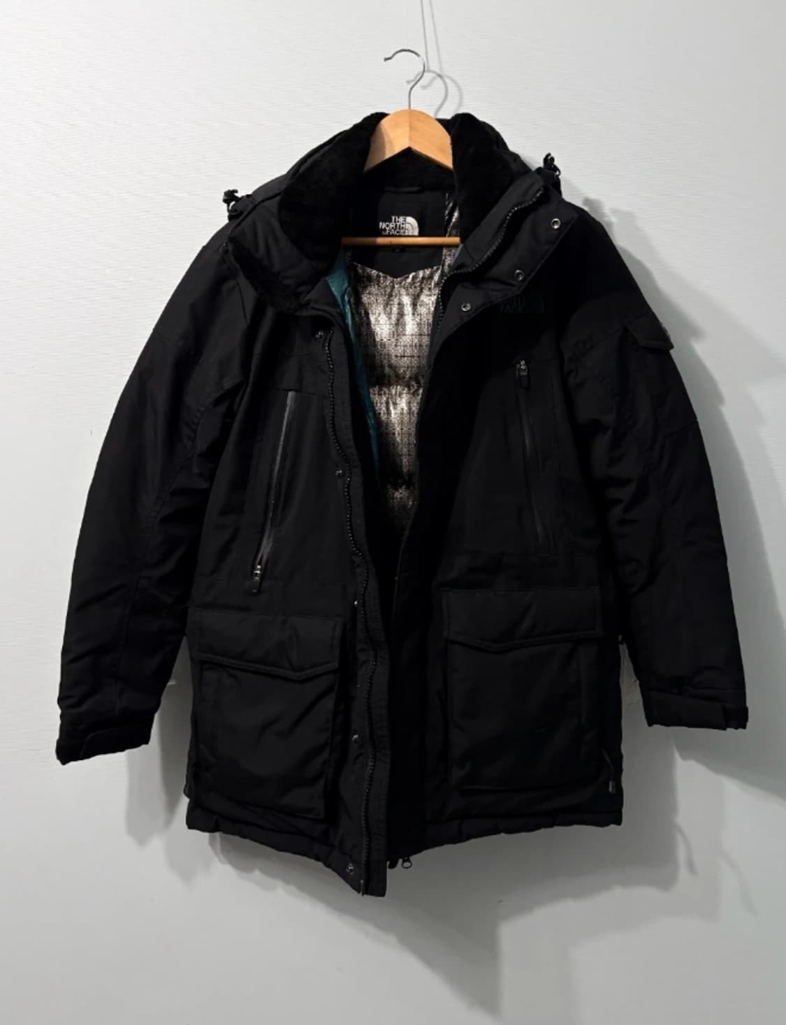 노스페이스 눕시 검정 패딩 95 상품이미지2