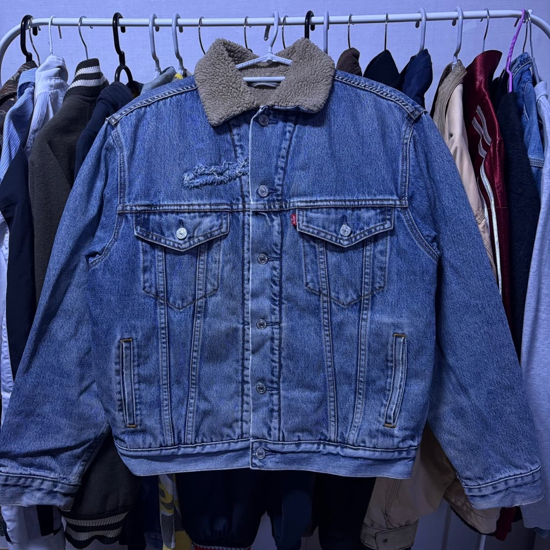 리바이스 데님 쉐르파자켓 m 상품이미지1