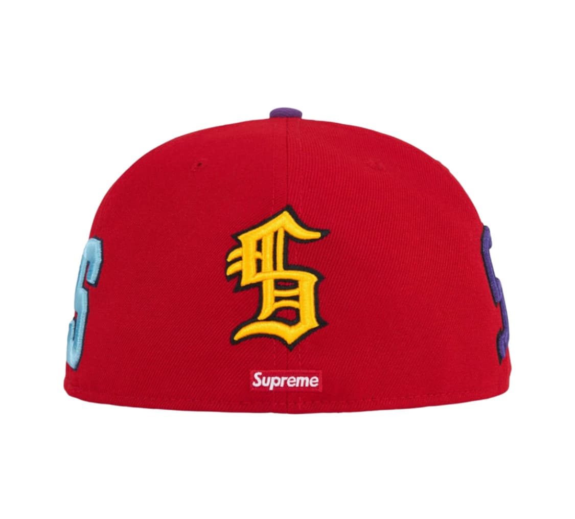 슈프림 멀티 S 로고 뉴에라 레드 758 상품이미지3