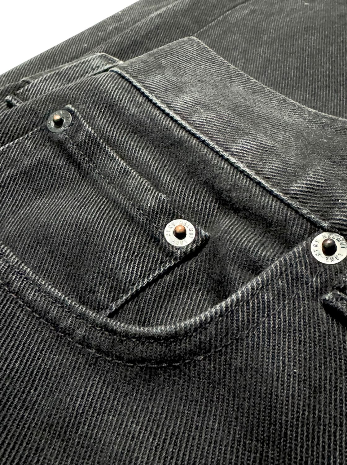 Helmut Lang 블랙 데님 팬츠 상품이미지4