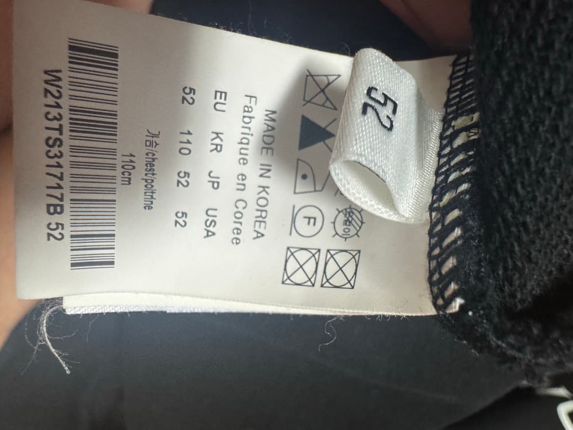 우영미 후드 백로고 블랙 52 상품이미지5