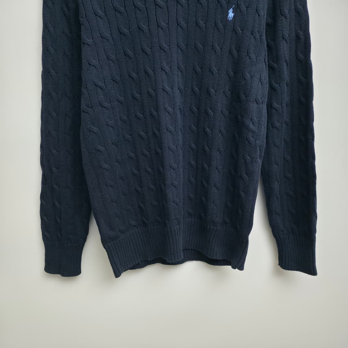 [S] 폴로 랄프로렌 네이비 케이블 니트 상품이미지3