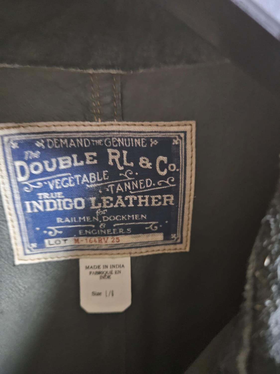 rrl 인디고 러프아웃 L 상품이미지4