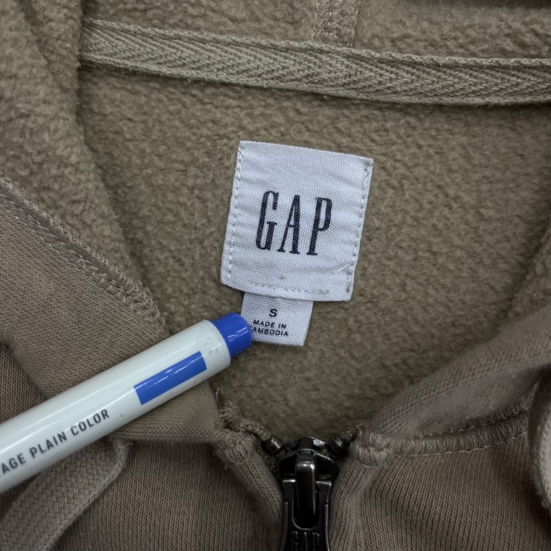 갭 모카 후드집업 S 상품이미지5