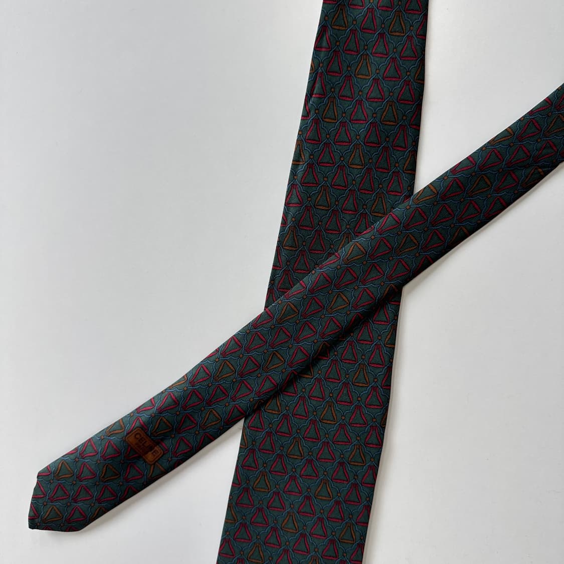 셀린느(celine) 심플로고 명품 정품 넥타이 상품이미지4