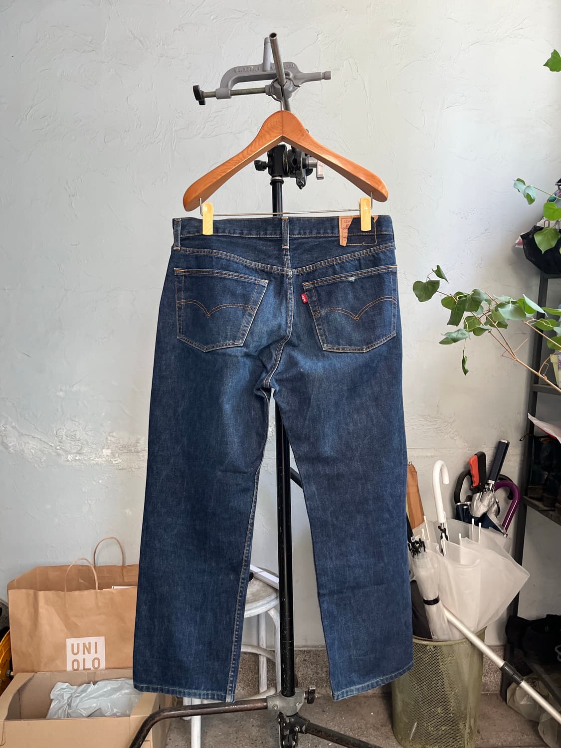 [유럽산/UK] 리바이스 오리지널 501 진청 데님 팬츠 (Levi's  상품이미지5
