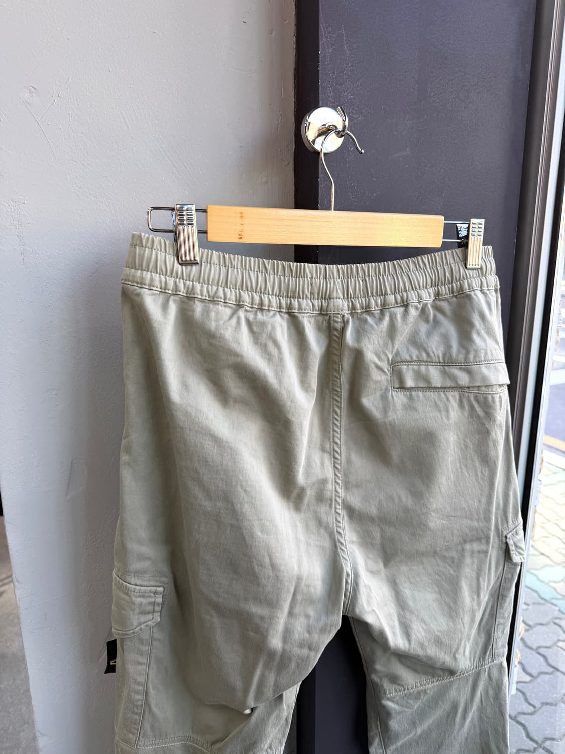 .80/ 스톤아일랜드 와펜패치 캔버스 카고팬츠 상품이미지7