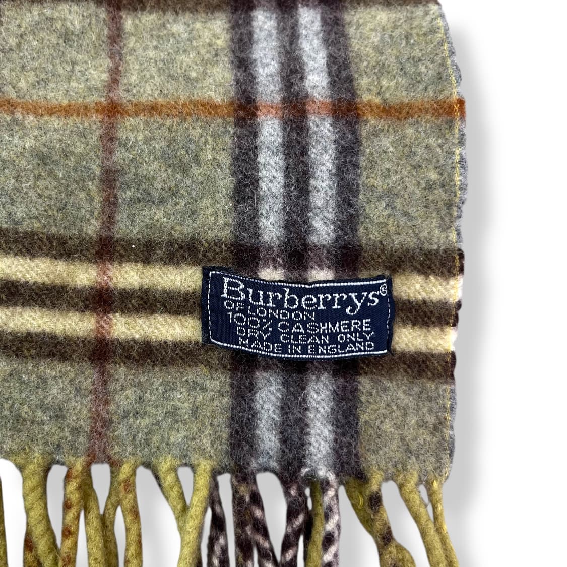 버버리 노바체크 캐시미어 그린 머플러 상품이미지3