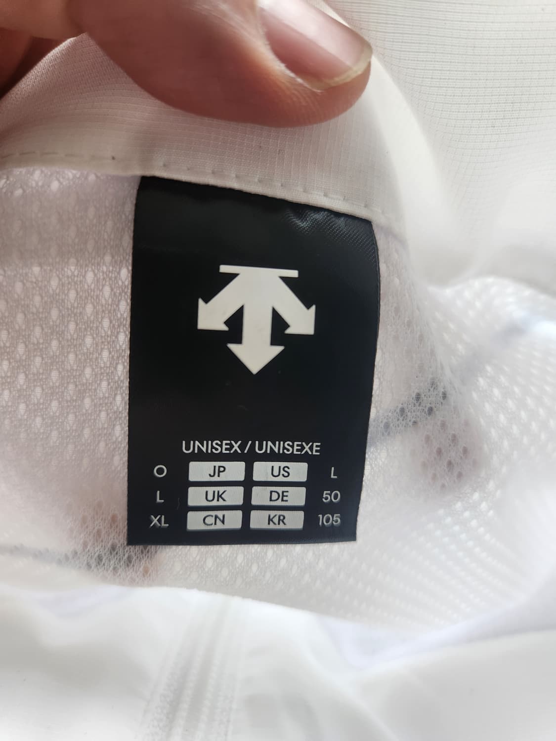 2024 데상트 젠지 월즈 유니폼 바람막이 자켓 화이트 105 상품이미지2