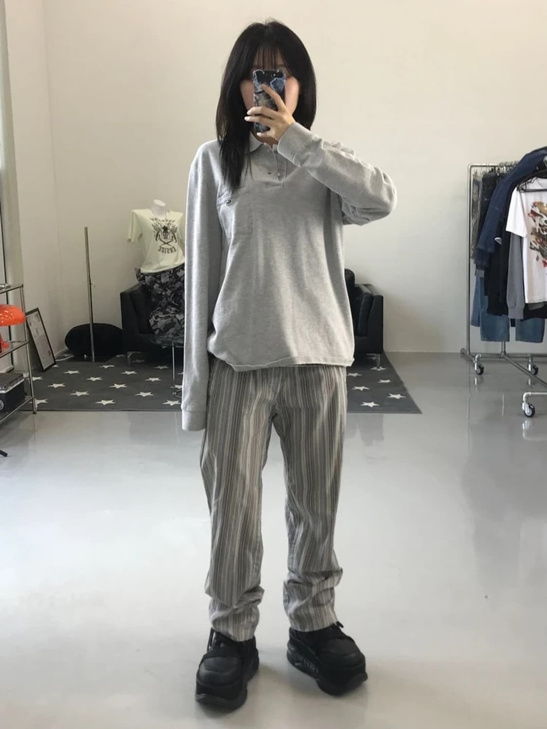 라코스테 그레이 카라티  상품이미지1