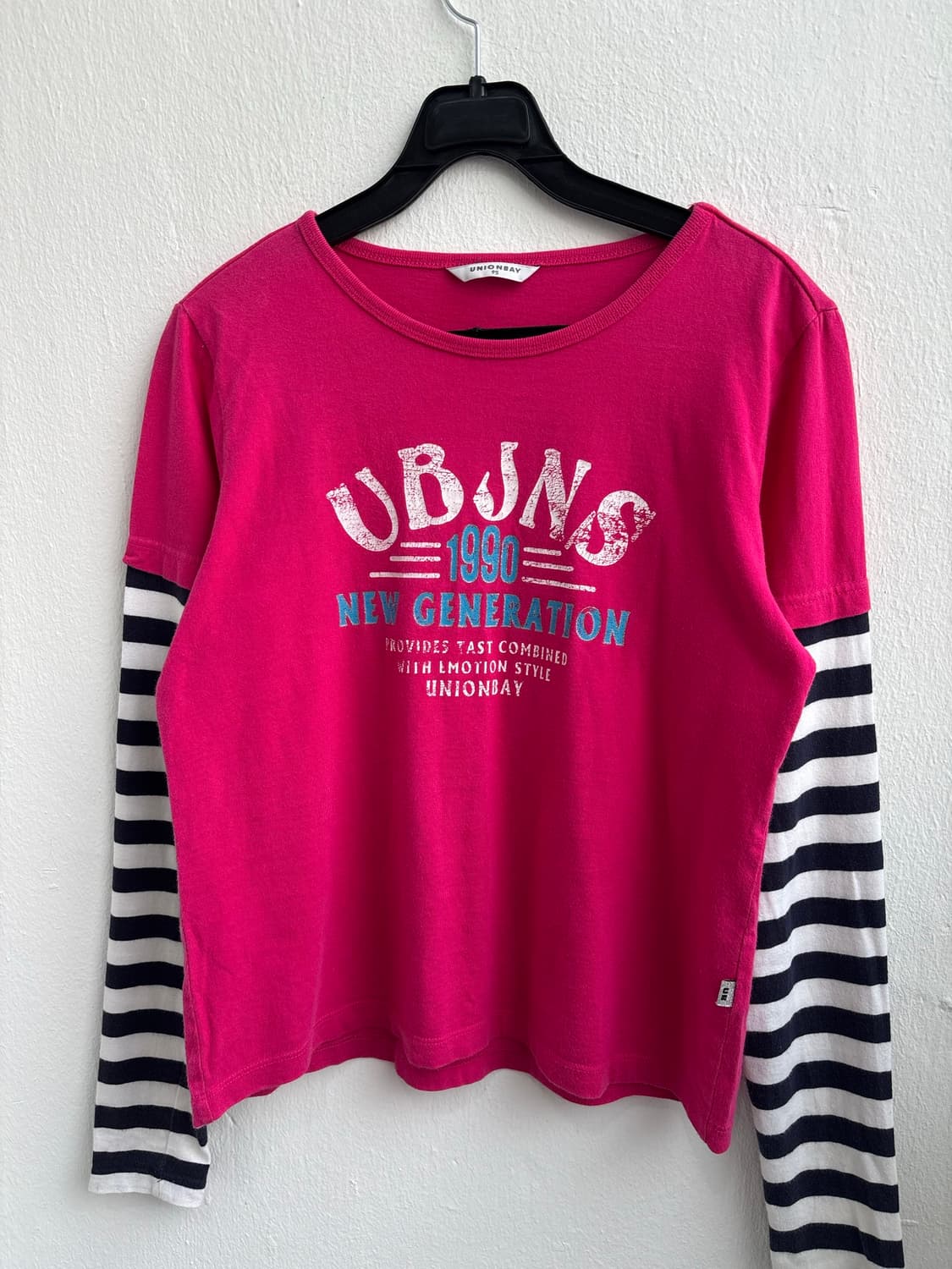 Vintage Pink Graphic Layered Long Sleeve 상품이미지6