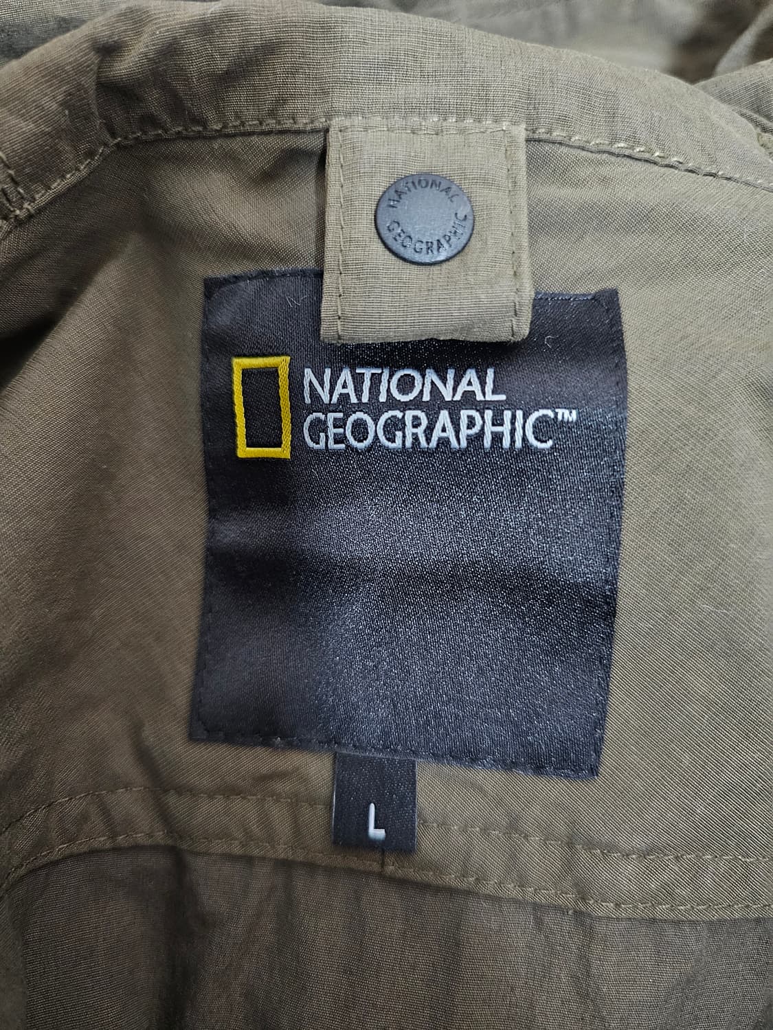 내셔널지오그래픽 포켓 야상 후드자켓 L 상품이미지3