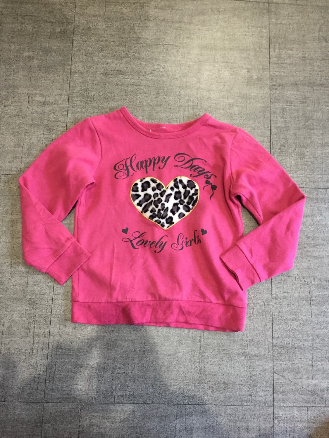 일본빈티지 Lovelygirls 핀터깔y2k 히메갸루 스웻셔츠맨투맨 핑크 상품이미지1