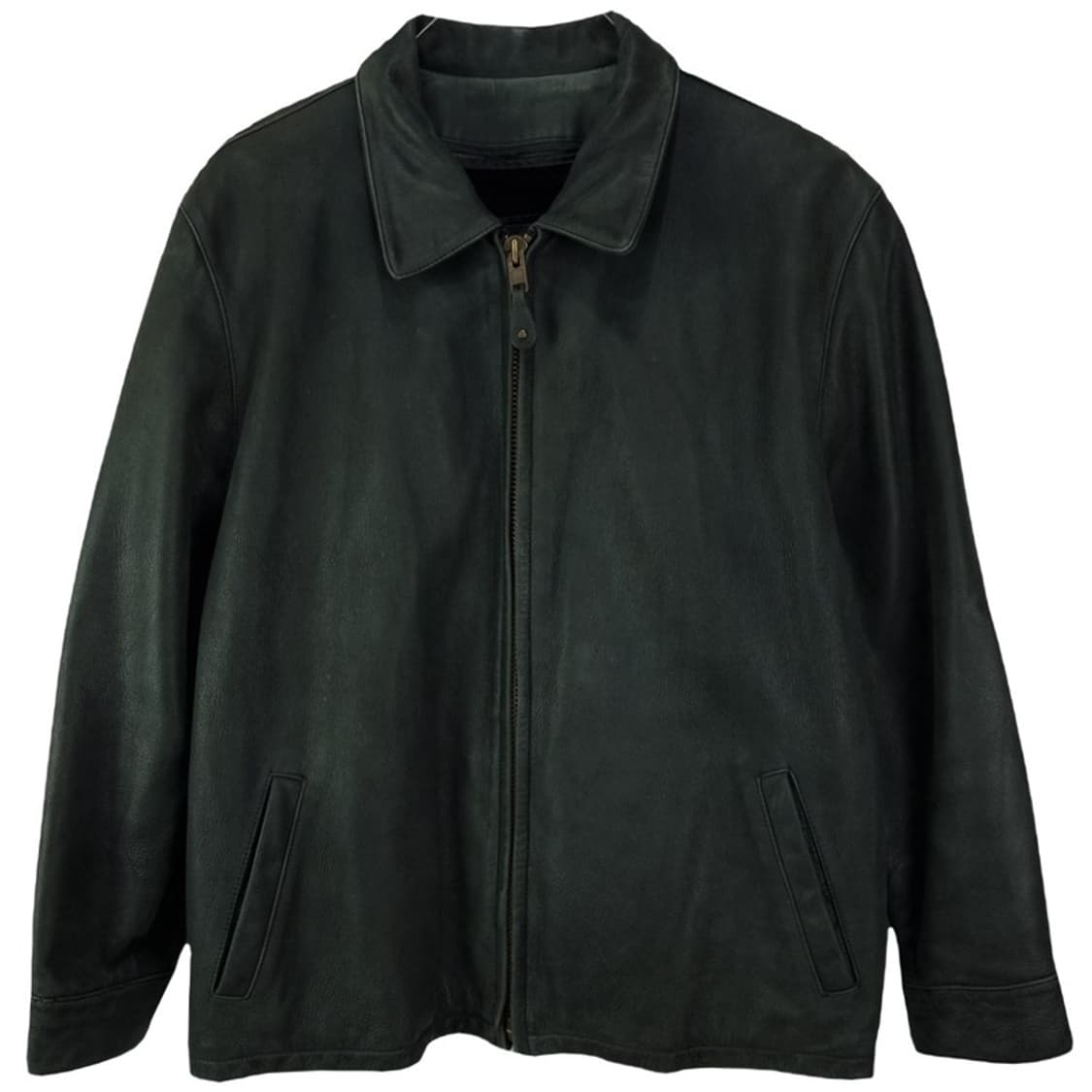 [빈티지] 리얼 쉽스킨 레더 양가죽 싱글 레더 자켓 M19731 상품이미지2