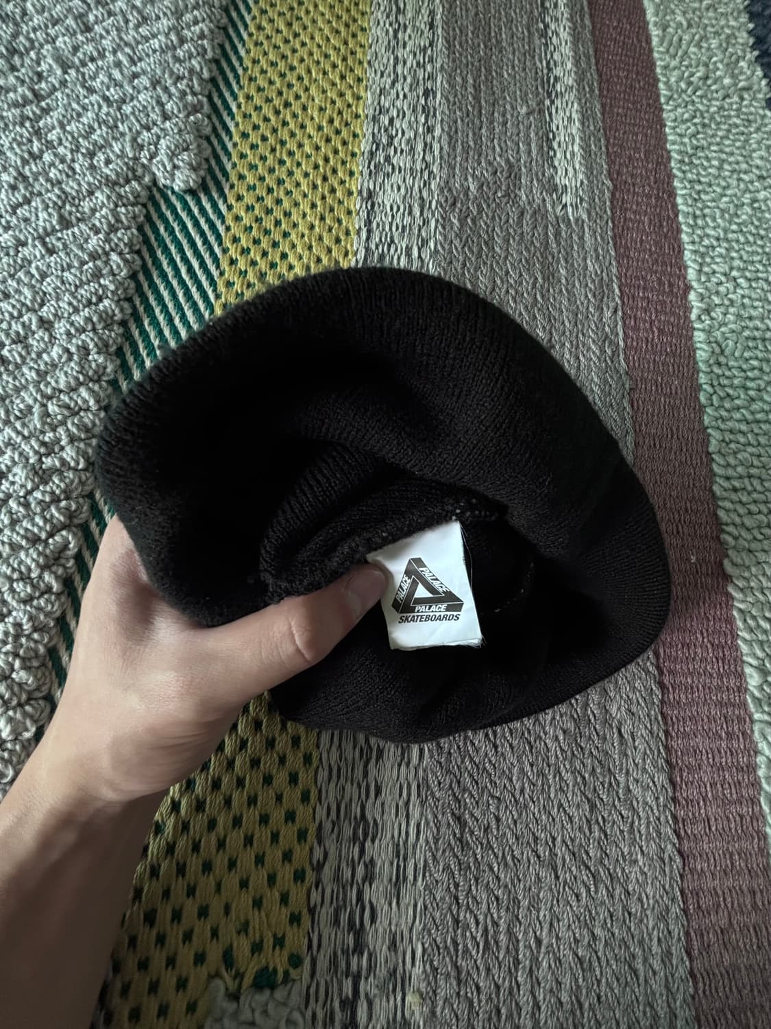 Palace Celtic Nein Cuff Beanie Black 상품이미지3