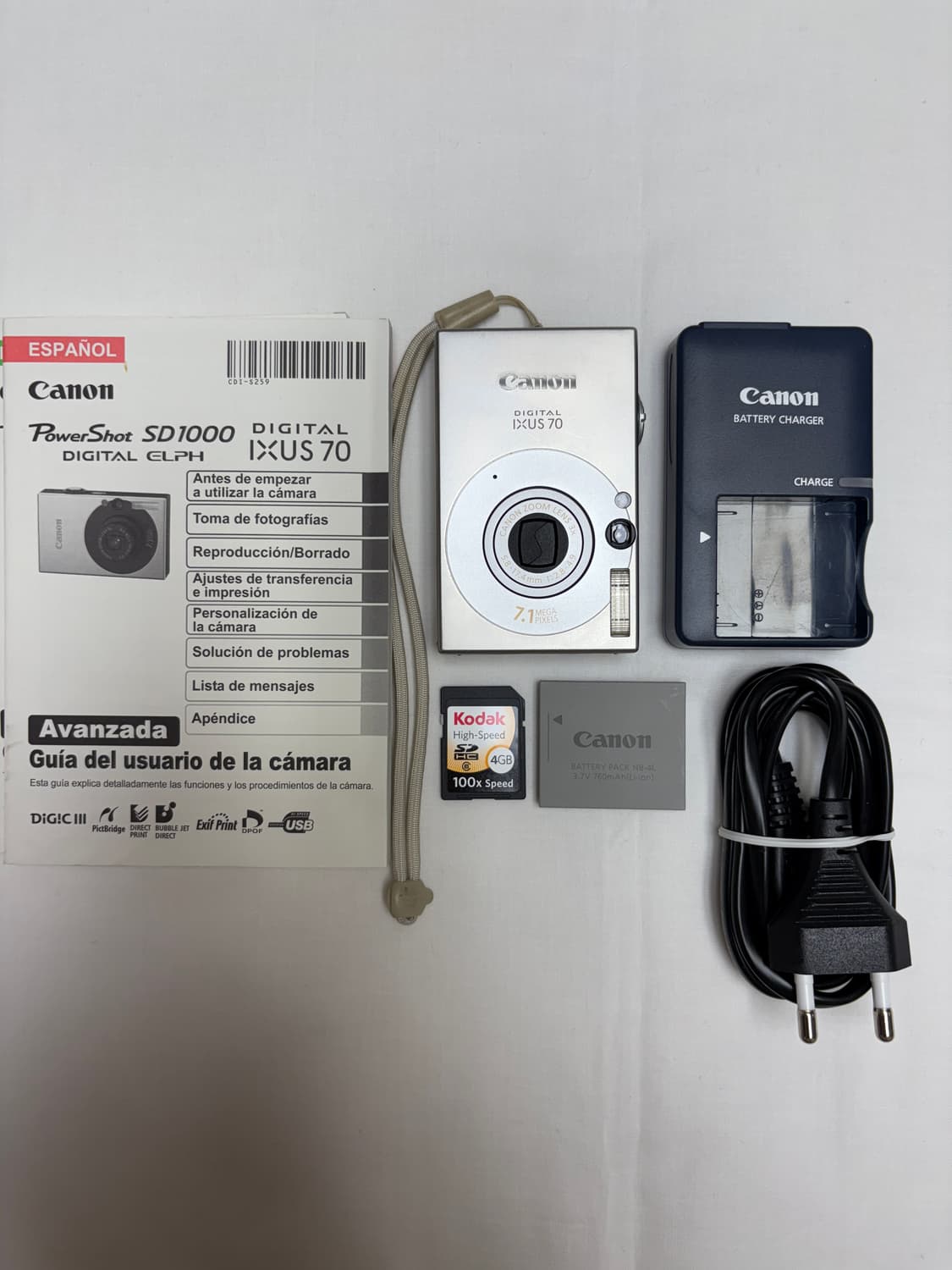 캐논 익서스70(ixus70) 빈티지 카메라 상품이미지1